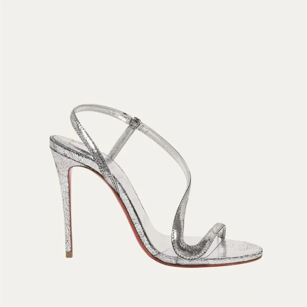Christian Louboutin Rosalie 100 Leather Sandals - Picture 2 of 10